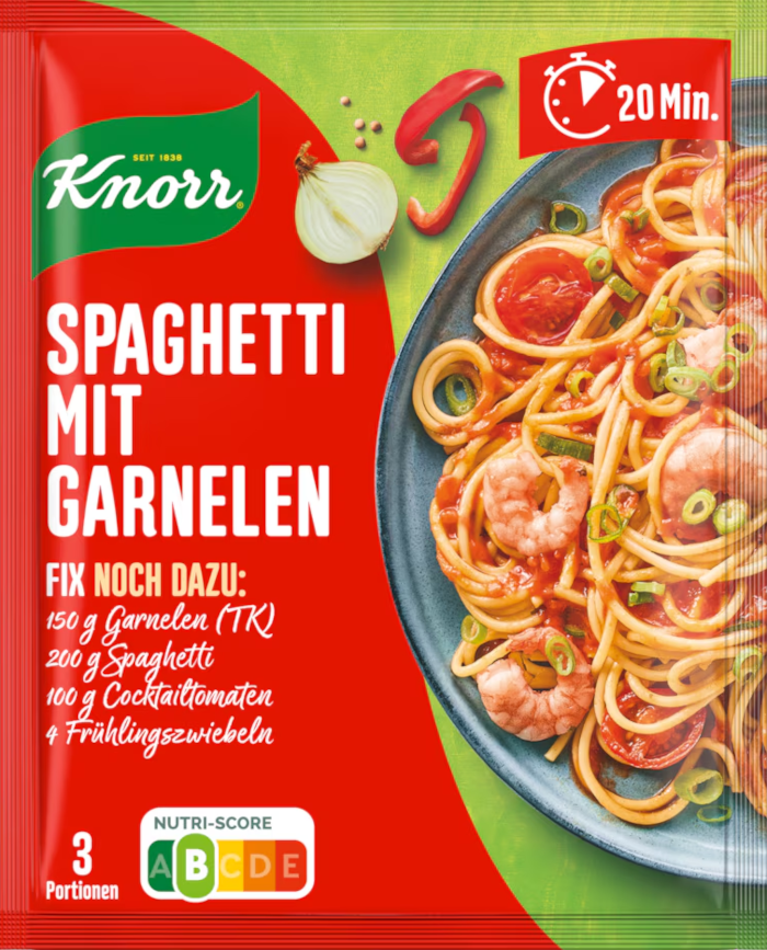 Knorr Fix für Spaghetti mit Garnelen 38g / 1.34oz