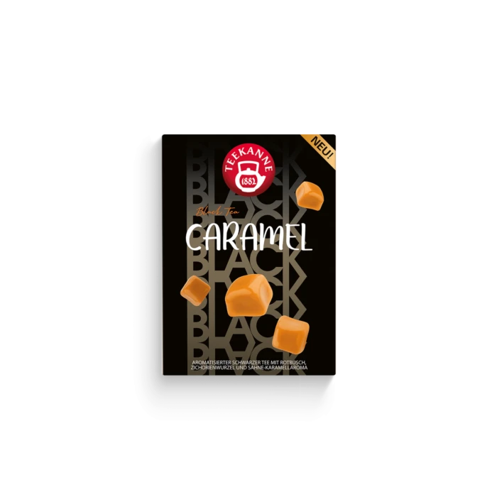 Teekanne Schwarzer Tee Caramel 15 Teebeutel