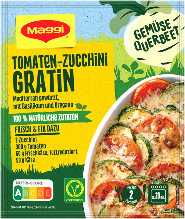 Maggi Fix für Tomaten-Zucchini Gratin 33g / 1.16oz
