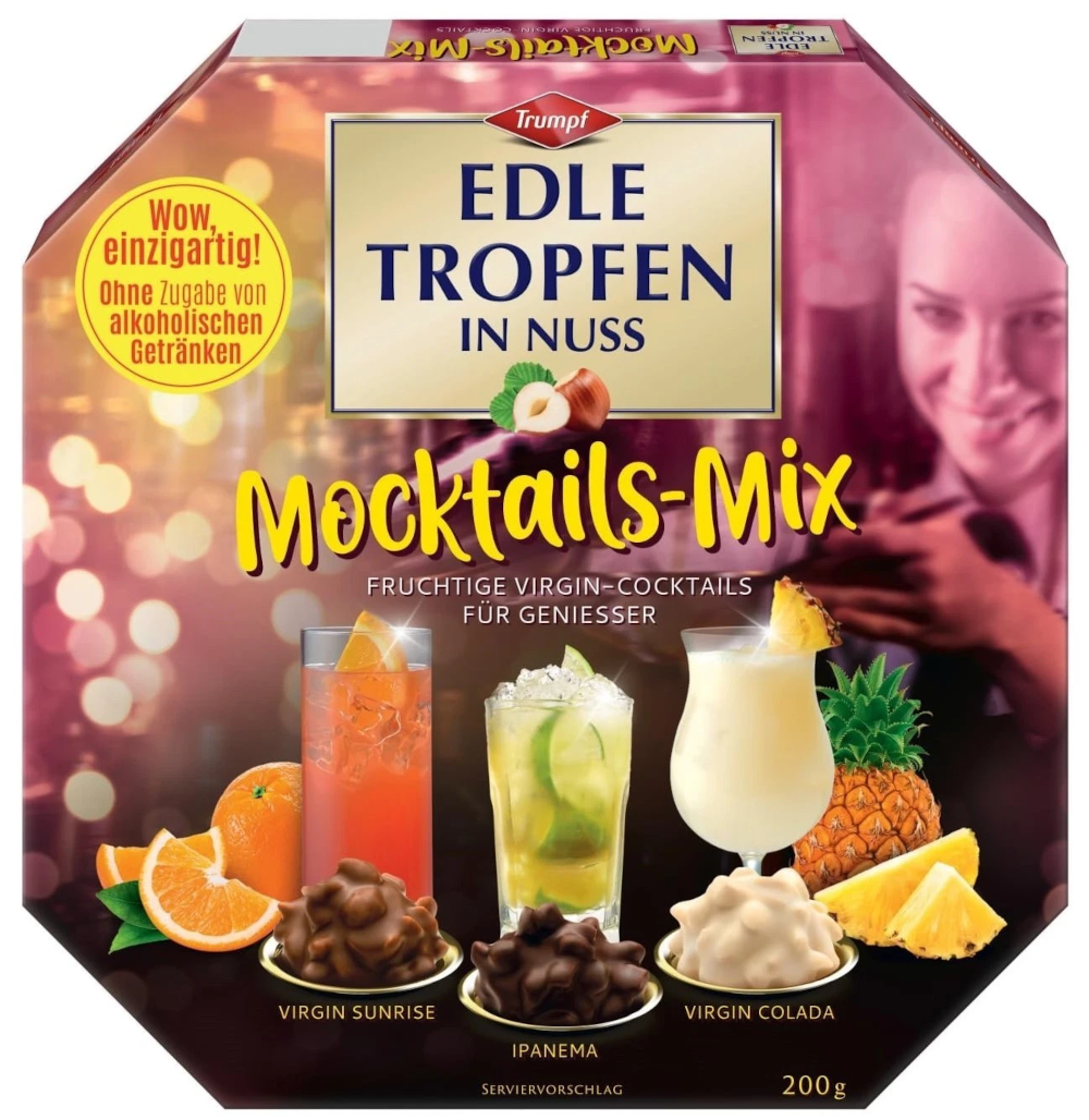 Trumpf Edle Tropfen in Nuss Mocktails ohne Alkohol 200g