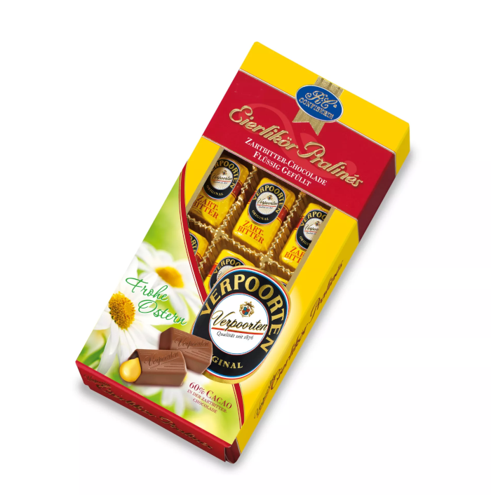 Verpoorten Eierlikör Pralinen Zartbitter in Osterfolie 120g / 4.23oz