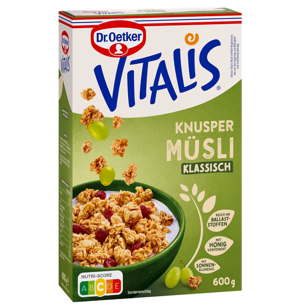 Dr. Oetker Vitalis Knusper Müsli Klassisch 600g