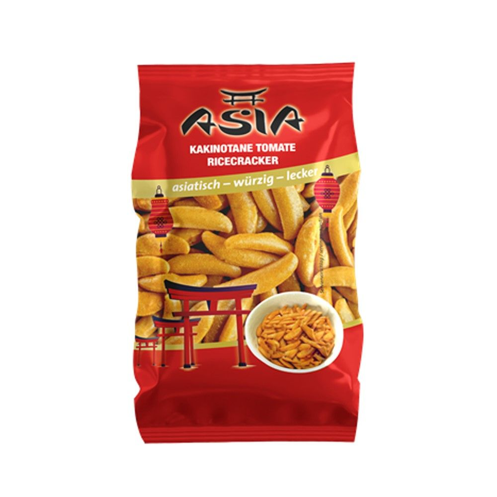 XOX Asia Reiscracker Kakinotane Tomate, vegan 150g / 5.29oz