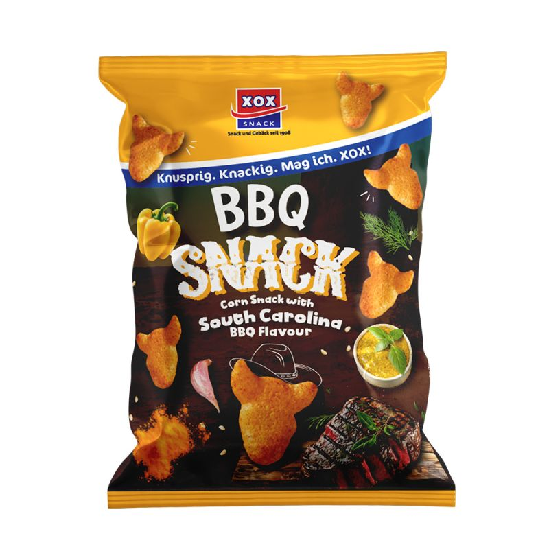 XOX BBQ Corn Snack South Carolina, vegan 90g / 3.17oz