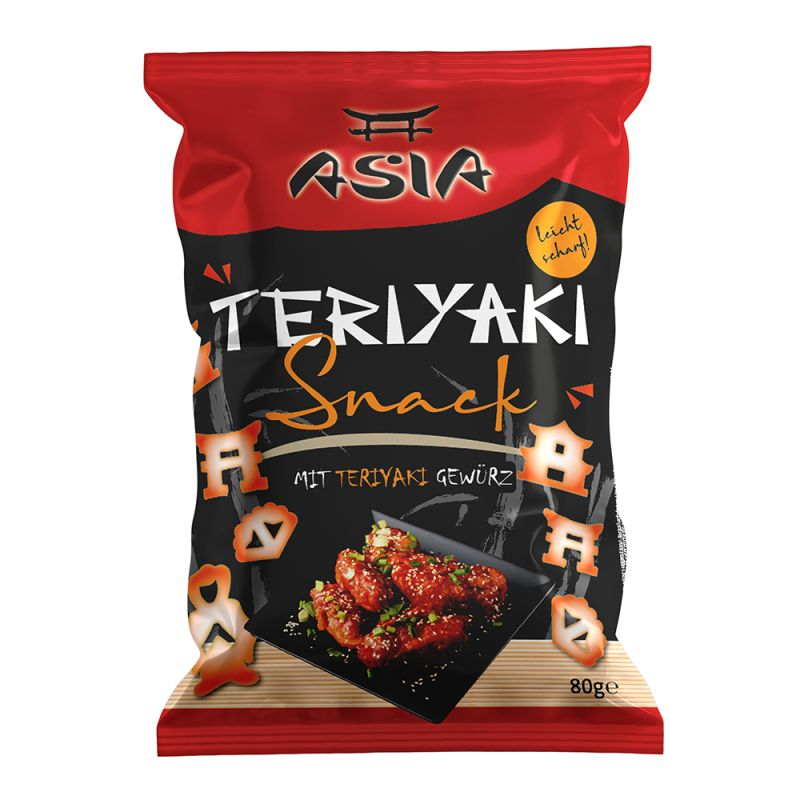 XOX Asia Teriyaki Snack, vegan 80g / 2.82oz