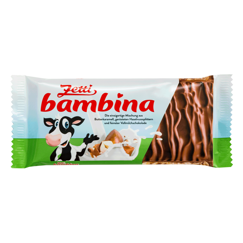 Zetti bambina Vollmilch Schokoladen Tafel 100g / 3.53oz