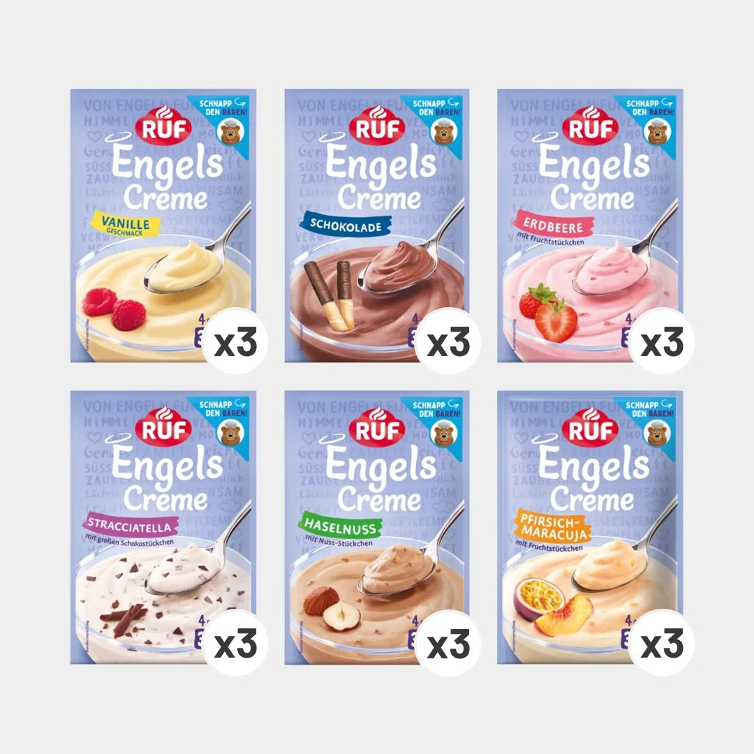 Ruf Engels Creme Probierset (18 Stück) mit 15% Rabatt