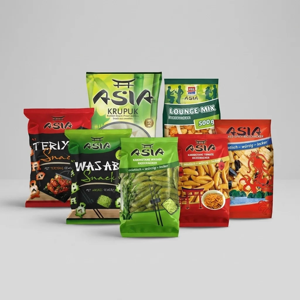 XOX Asia Snack-Paket mit 7 Produkten und 15% Rabatt