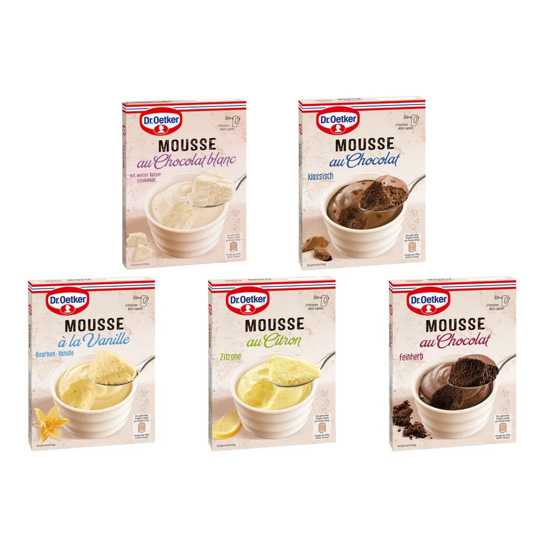 Dr. Oetker Mousse Variety Bundle - 5 Produkte