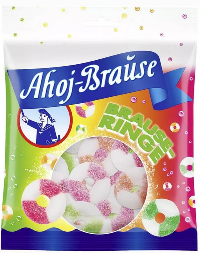 Ahoj-Brause Schaumzucker Brause Ringe 150g