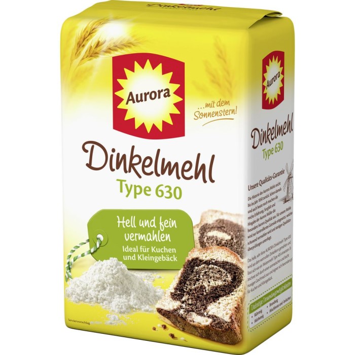 Aurora Helles Dinkelmehl Type 630 1kg / 2.20 lbs