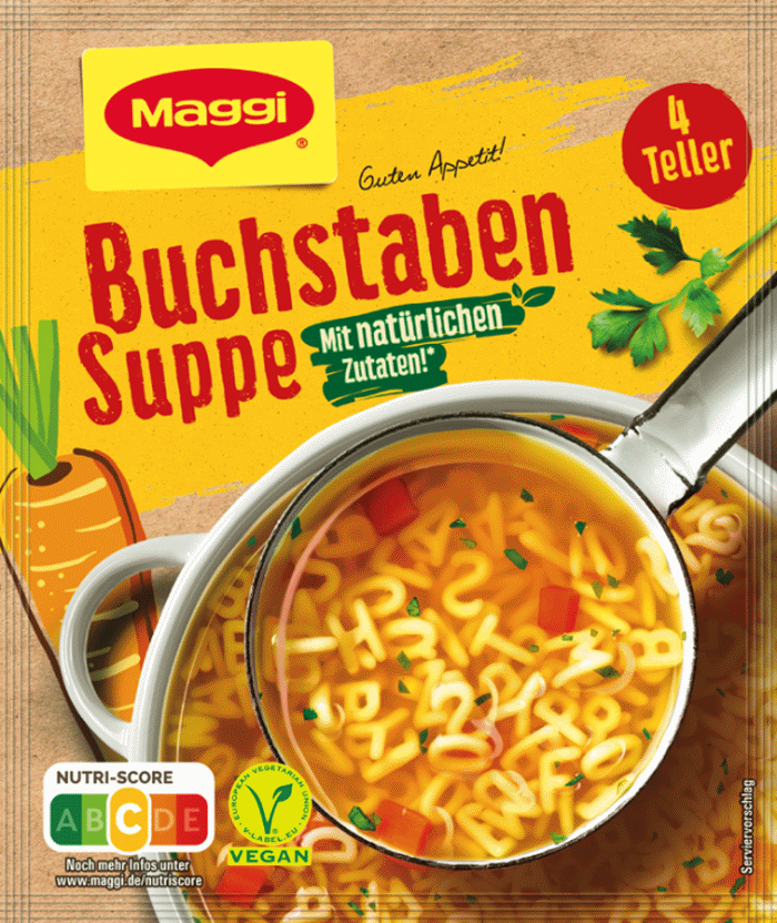 Maggi Guten Appetit Buchstabensuppe 100g
