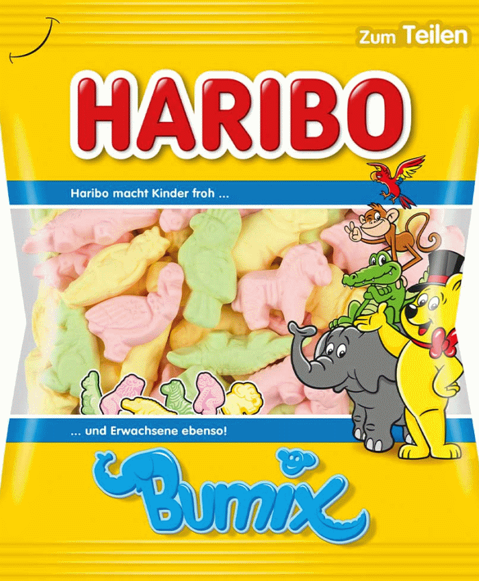 HARIBO Bumix Schaumzuckertiere 175g