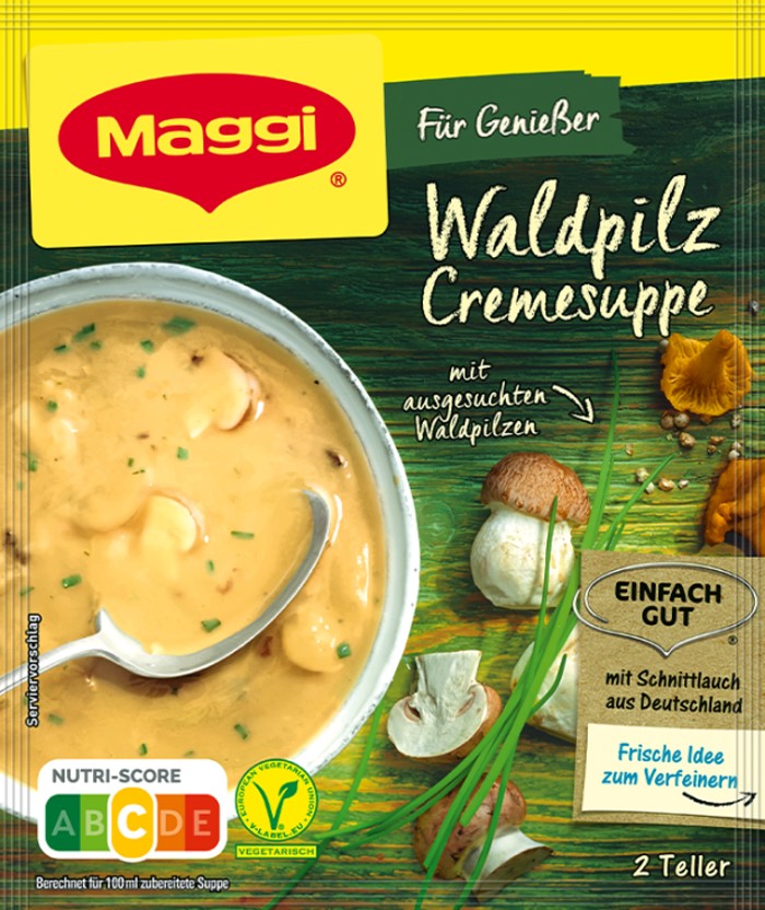 Maggi Für Genießer Waldpilz Cremesuppe ergibt 0,5 Liter