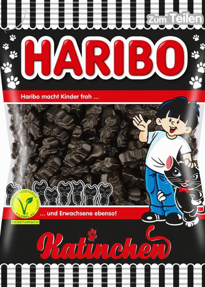 Haribo Katinchen Lakritzkatzen 175g