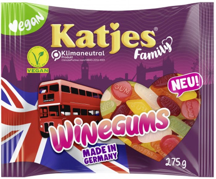 Katjes Family Winegums veganes Fruchtgummi 250g / 9.7oz