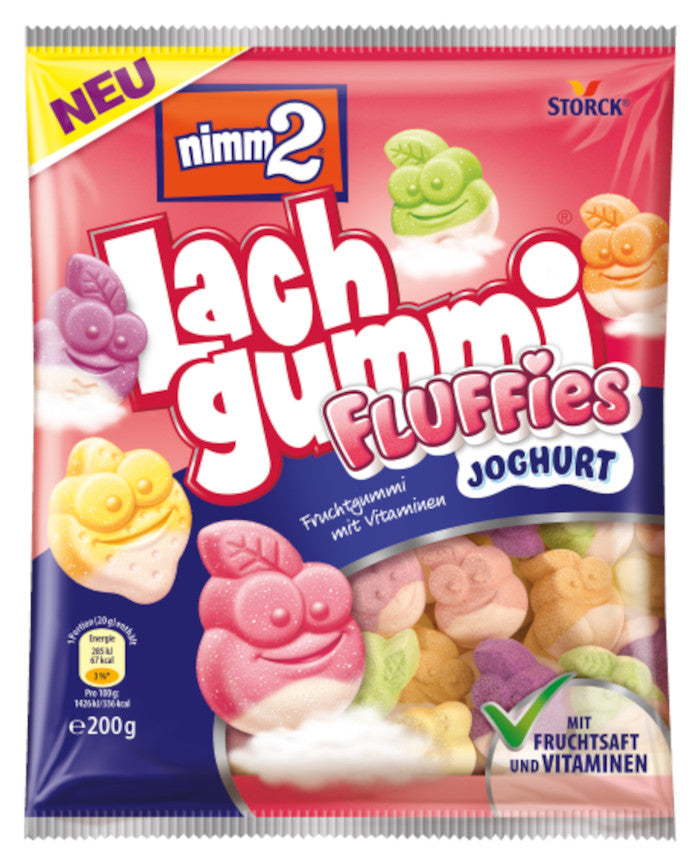 Storck nimm2 Lachgummi Fluffies Joghurt 200g / 7.05 oz