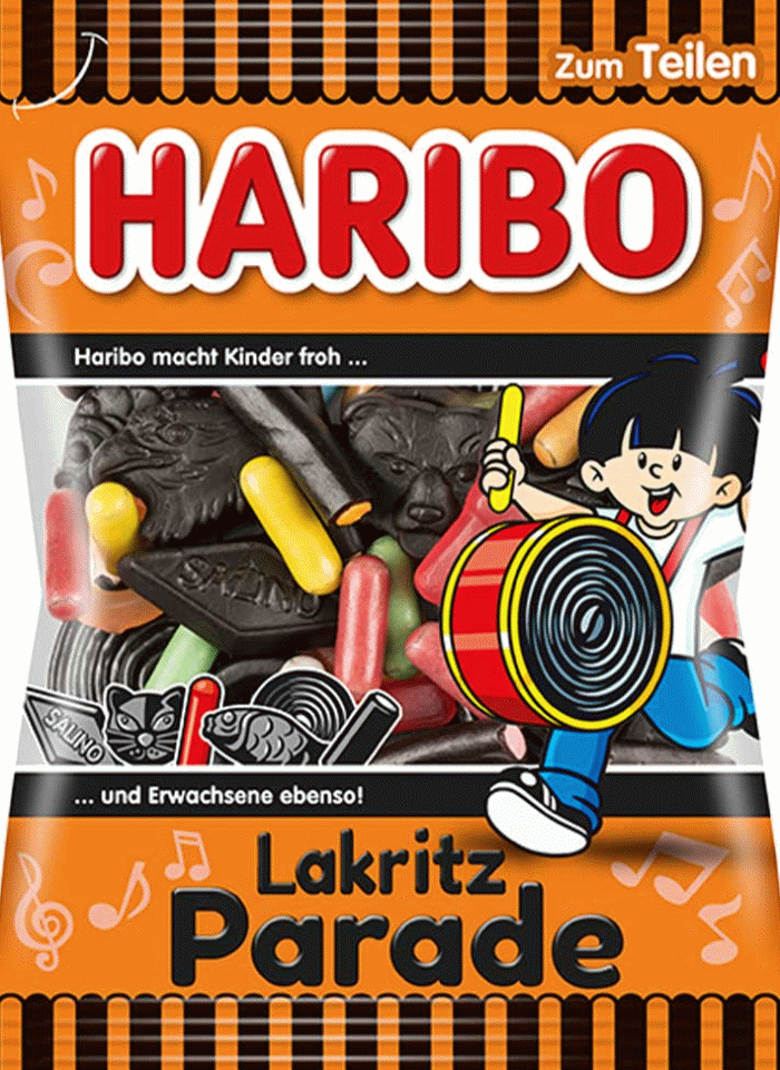 Haribo Lakritz Parade 175g