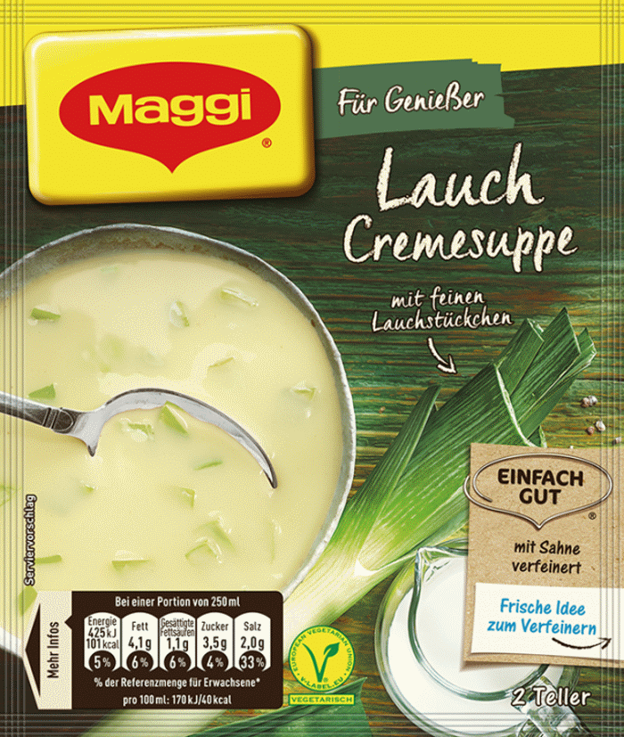 Maggi für Genießer Lauchcremesuppe