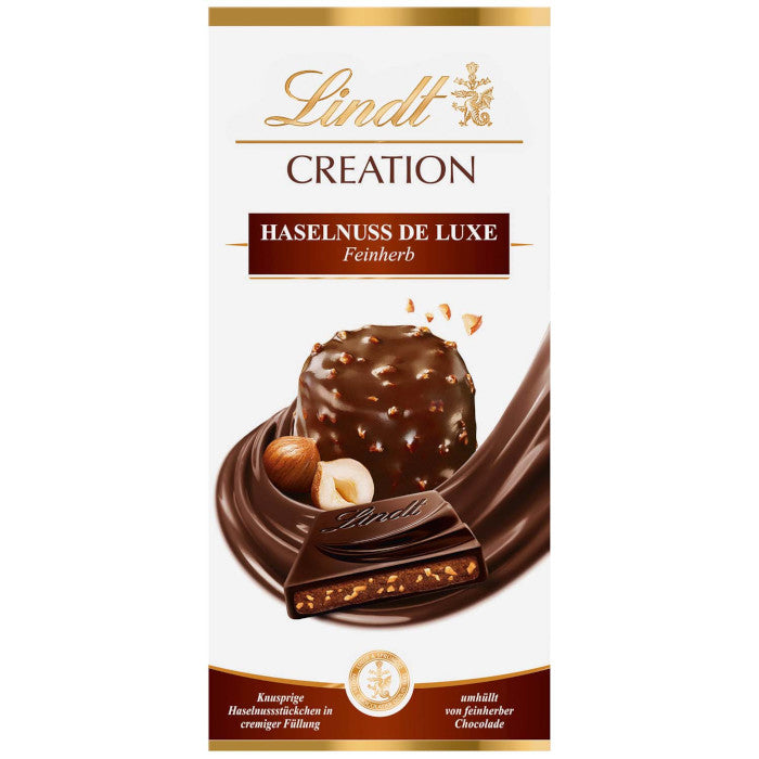 Lindt Creation Haselnuss de Luxe Feinherb Schokoladen Tafel 150g / 5.29oz