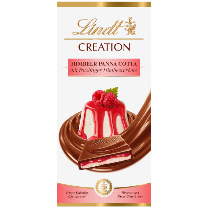 Lindt Creation Himbeer Panna Cotta Vollmilch Schokoladen Tafel 150g / 5.29oz