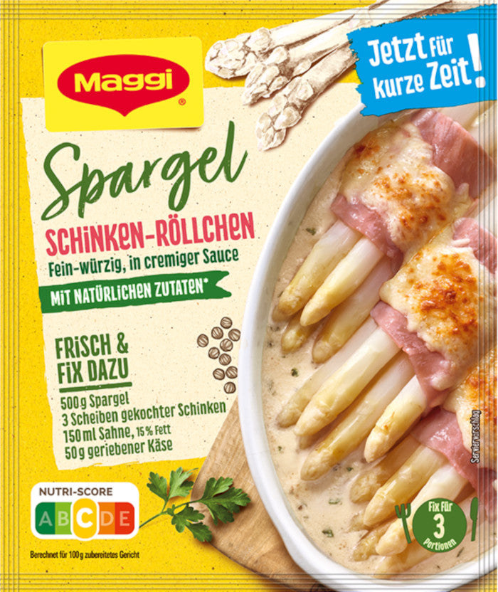 Maggi Fix für Spargel Schinken-Röllchen 44g/ 1.55oz