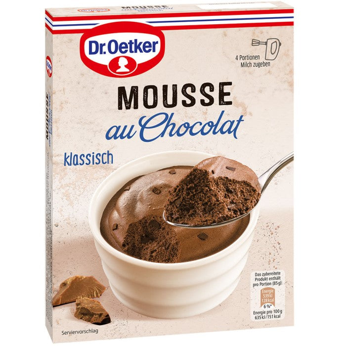 Dr. Oetker Mousse au Chocolat mit Schokoladen-Stückchen 92g