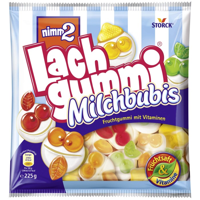 Storck nimm2 Lachgummi Milchbubis 225g / 7.93 oz