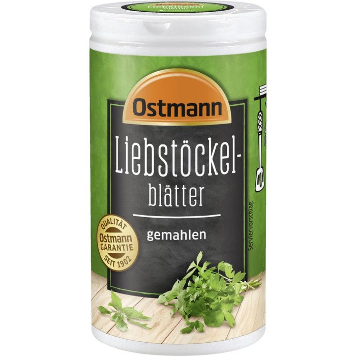 Ostmann Liebstöckelblätter gemahlen 25g Streudose