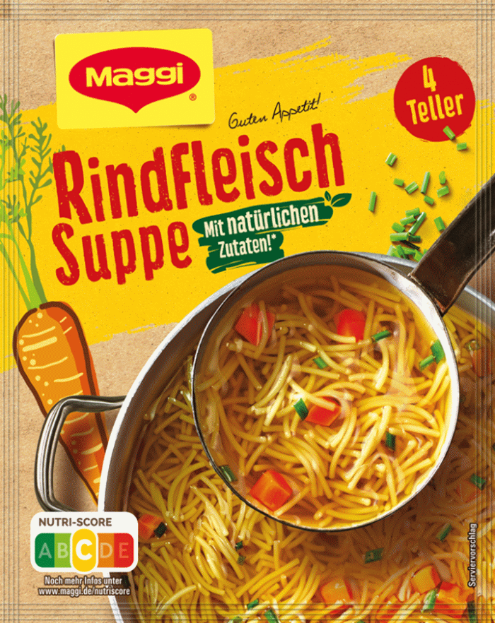 Maggi Guten Appetit Rindfleischsuppe 4 Teller