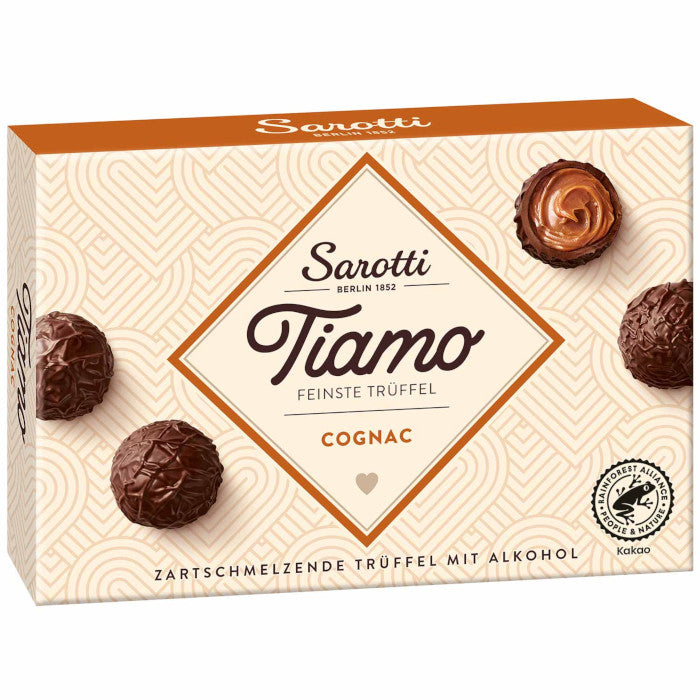 Sarotti Tiamo Feinste Trüffel Cognac 125g / 4.4oz