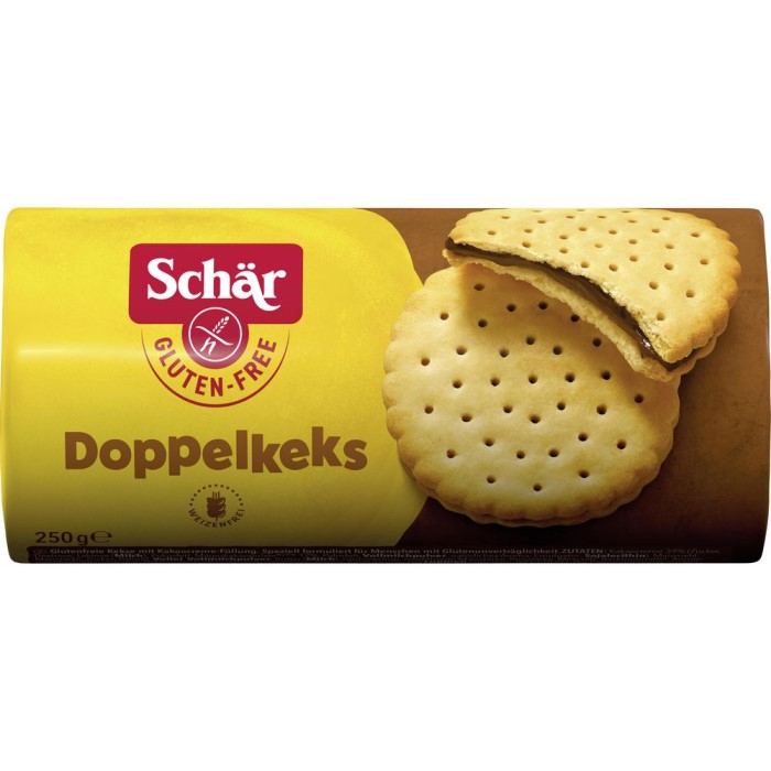 Schär Doppelkeks mit Kakaocreme-Füllung Glutenfrei 250g / 8.8oz