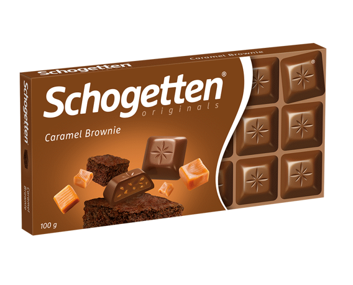 Trumpf Schogetten Caramel Brownie Schokolade 100g