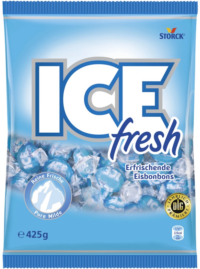 Storck Ice fresh erfrischende Eis-Bonbons 425g
