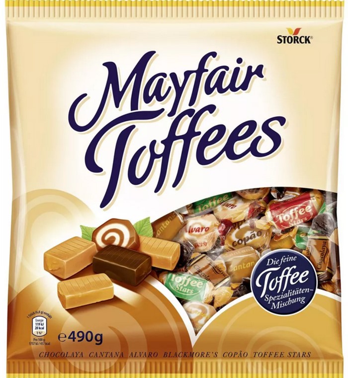Storck Mayfair Toffee Bonbon Mischung 490g