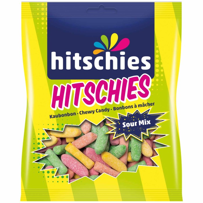 hitschies Fruchtige Kaubonbons Saurer Mix 140g / 4.93 oz